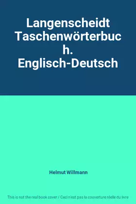 Couverture du produit · Langenscheidt Taschenwörterbuch. Englisch-Deutsch