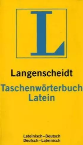 Couverture du produit · Langenscheidts Taschenwörterbuch Latein