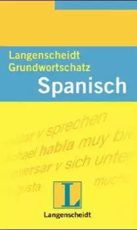 Couverture du produit · Langenscheidts Grundwortschatz Spanisch