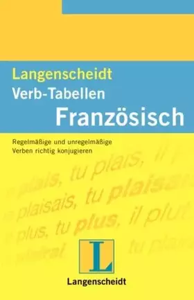 Couverture du produit · Verb-Tabellen Französisch.