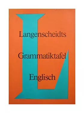 Couverture du produit · Langenscheidts Grammatiktafel Englisch
