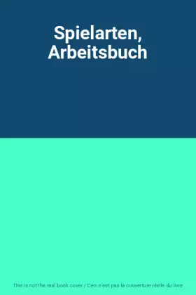 Couverture du produit · Spielarten, Arbeitsbuch