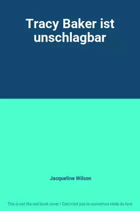 Couverture du produit · Tracy Baker ist unschlagbar