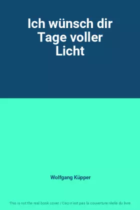 Couverture du produit · Ich wünsch dir Tage voller Licht