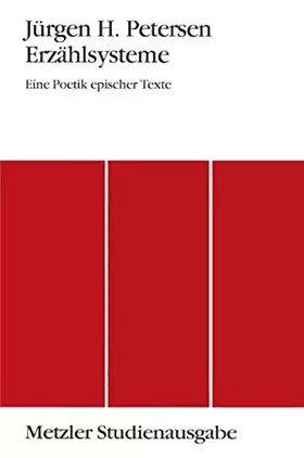 Couverture du produit · Erzählsysteme: Eine Poetik epischer Texte