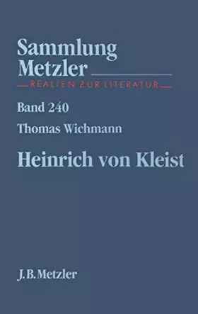 Couverture du produit · Heinrich Von Kleist