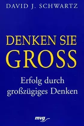 Couverture du produit · Denken Sie groß!