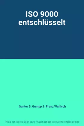 Couverture du produit · ISO 9000 entschlüsselt