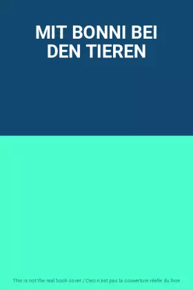 Couverture du produit · MIT BONNI BEI DEN TIEREN