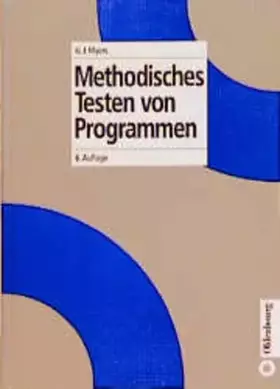 Couverture du produit · Methodisches Testen von Programmen