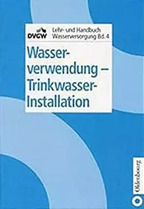 Couverture du produit · Wasserverwendung - Trinkwasser-Installation