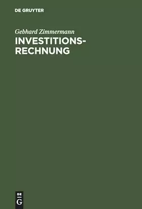 Couverture du produit · Investitionsrechnung: Fallorientierte Einführung