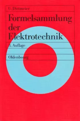 Couverture du produit · Formelsammlung der Elektrotechnik