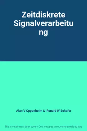 Couverture du produit · Zeitdiskrete Signalverarbeitung