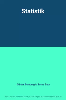 Couverture du produit · Statistik