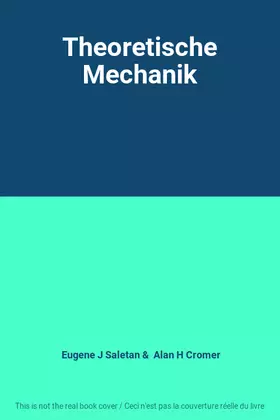 Couverture du produit · Theoretische Mechanik