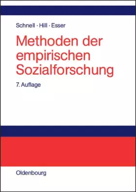 Couverture du produit · Methoden der empirischen Sozialforschung
