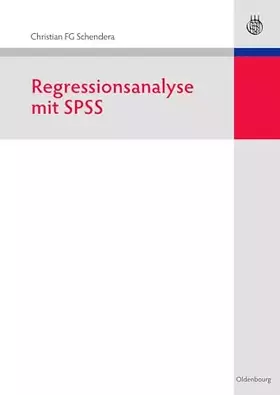 Couverture du produit · Regressionsanalyse mit SPSS