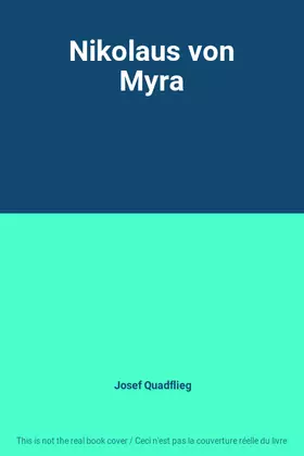 Couverture du produit · Nikolaus von Myra