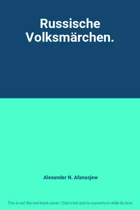 Couverture du produit · Russische Volksmärchen.