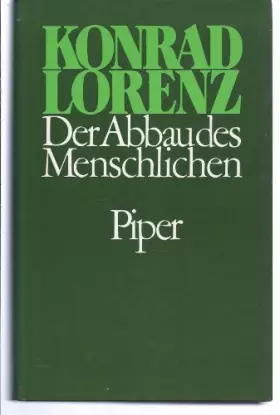 Couverture du produit · Der Abbau des Menschlichen