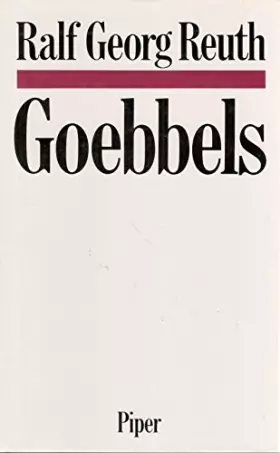 Couverture du produit · Goebbels