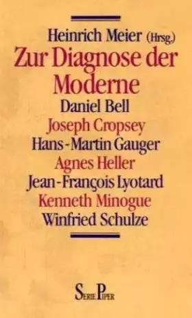 Couverture du produit · Zur Diagnose der Moderne