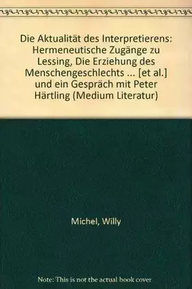 Couverture du produit · Die Aktualität des Interpretierens
