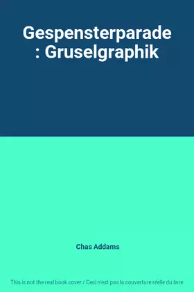 Couverture du produit · Gespensterparade: Gruselgraphik