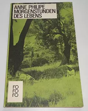 Couverture du produit · Morgenstunden des Lebens