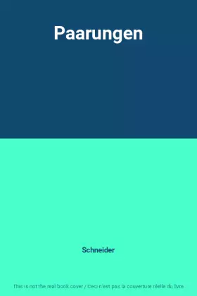 Couverture du produit · Paarungen