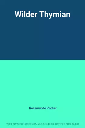 Couverture du produit · Wilder Thymian