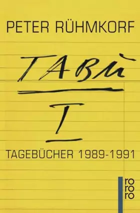 Couverture du produit · TABU I: Tagebücher 1989 - 1991