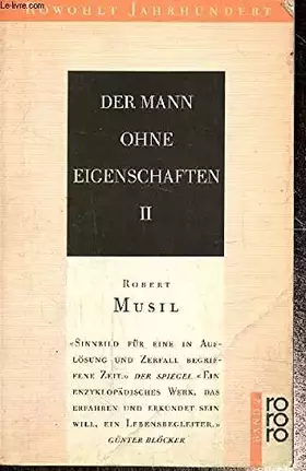 Couverture du produit · Der Mann ohne Eigenschaften 2. Roman