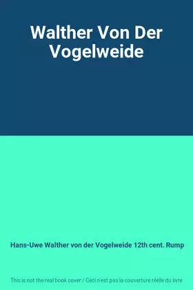 Couverture du produit · Walther Von Der Vogelweide