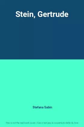 Couverture du produit · Stein, Gertrude
