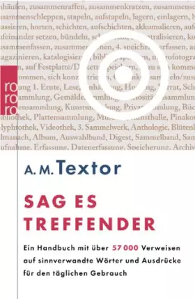 Couverture du produit · Sag Es Treffender