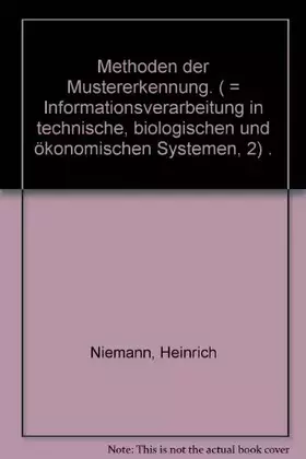 Couverture du produit · Methoden der Mustererkennung