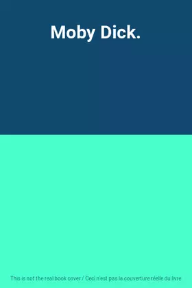 Couverture du produit · Moby Dick.