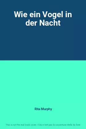 Couverture du produit · Wie ein Vogel in der Nacht