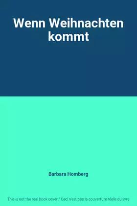 Couverture du produit · Wenn Weihnachten kommt