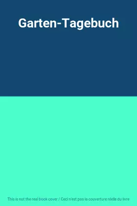 Couverture du produit · Garten-Tagebuch