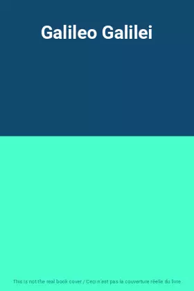 Couverture du produit · Galileo Galilei