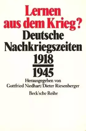 Couverture du produit · Lernen aus dem Krieg?