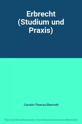 Couverture du produit · Erbrecht (Studium und Praxis)