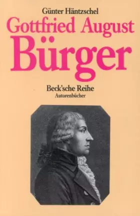Couverture du produit · Gottfried August Bürger: Autorenbücher