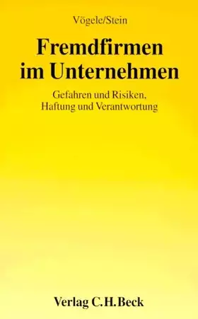 Couverture du produit · Fremdfirmen im Unternehmen