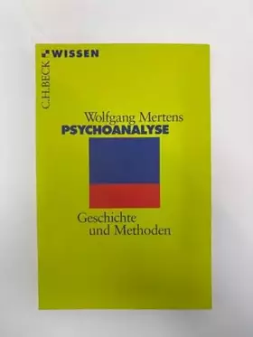 Couverture du produit · Psychoanalyse: Geschichte und Methoden