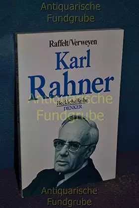 Couverture du produit · Karl Rahner (Beck'sche Reihe)