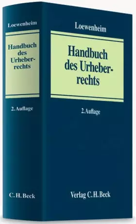 Couverture du produit · Handbuch des Urheberrechts